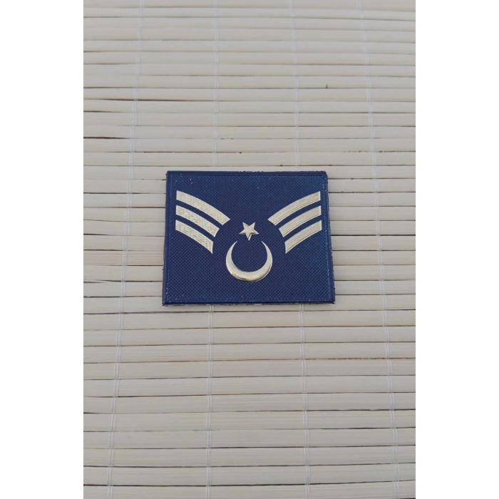 Jandarma Asayis Astsubay Kidemlicavus Lacivert Renkli 3D Termoplastik Mini Rutbesi