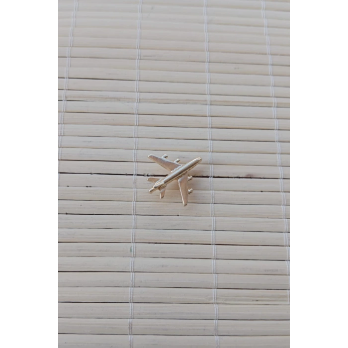 2 Adet Sari renkli ucak maketli Siyah Ataturk siluetli imzali Sarrafiyeli taki ceket yaka ignesi yaka rozeti