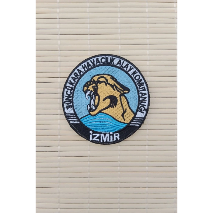 3 uncu kara havacilik alay komutanligi izmir yazili nakis islemeli arma patch pec