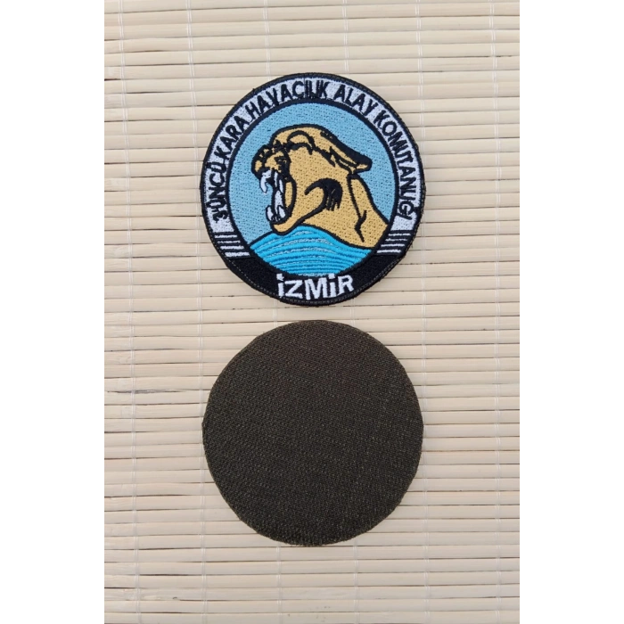 3 uncu Kara Havacilik Alay Komutanligi izmir Yazili Nakis islemeli Arma Pec Patch