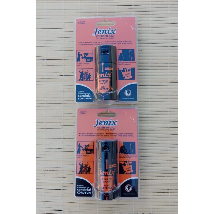 40 ml jenix 2 adet biber gazi