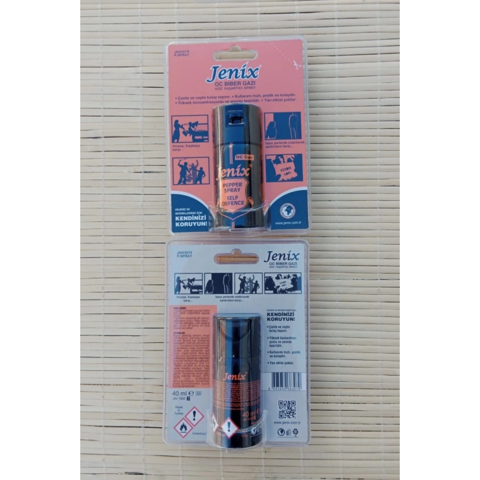 40 ml jenix 2 adet biber gazi