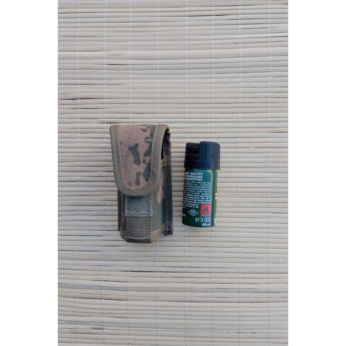 40 ml nato biber gazi kamuflaj renkli impertex biber gazi kilifi