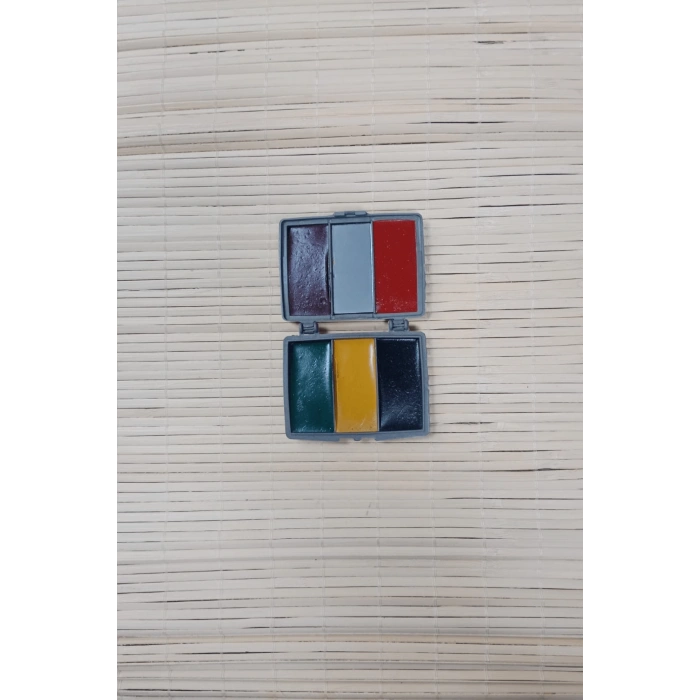 5 renkli aynali yuz kamuflaj boyasi