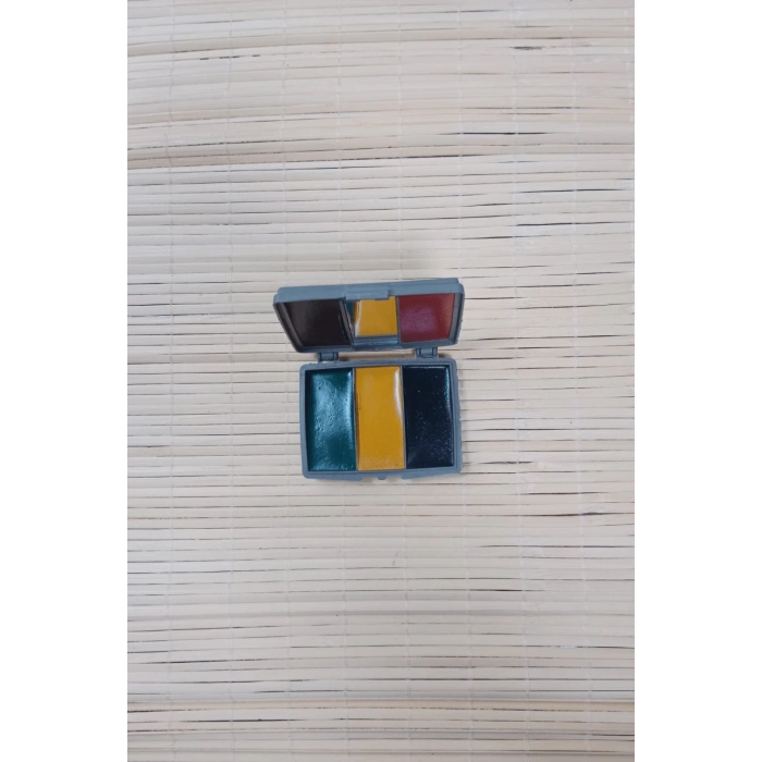 5 renkli aynali yuz kamuflaj boyasi