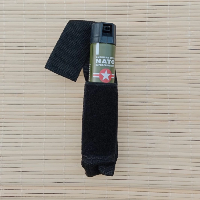 50 ml nato biber gazi siyah renkli dokuma kilifi