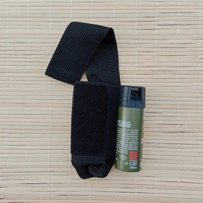 50 ml nato biber gazi siyah renkli dokuma kilifi