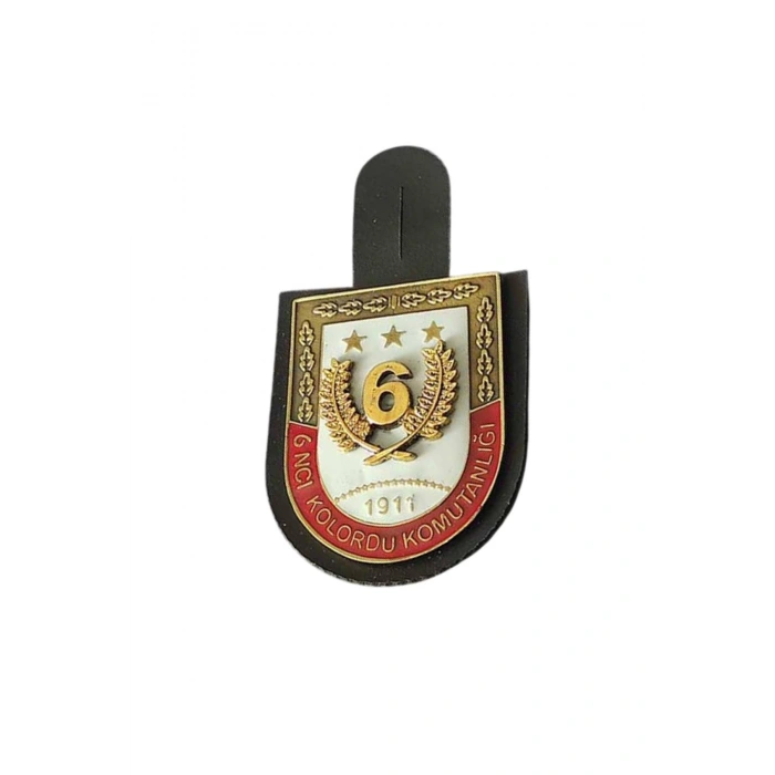 6 nci Kolordu komutanligi 1911 1 nolu harici metal gogus brovesi