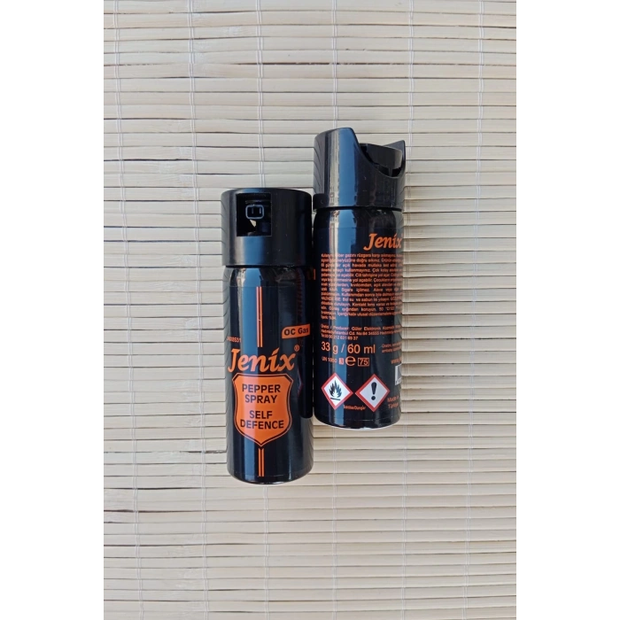 60 ml jenix 2 adet biber gazi