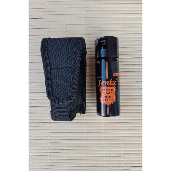 60 ml jenix biber gazi siyah renkli impertex biber gazi kilifi