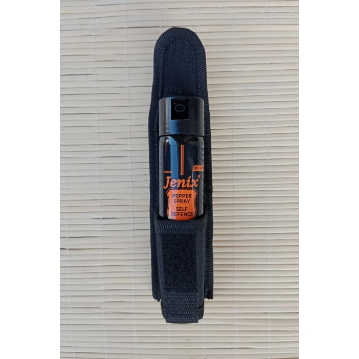 60 ml jenix biber gazi siyah renkli impertex biber gazi kilifi