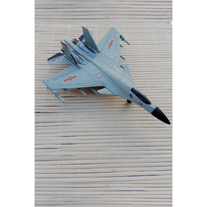 J 15 Flaying Shark Cek Birak Gri renkli Askeri Savas Ucagi Modeli Maket Ucak