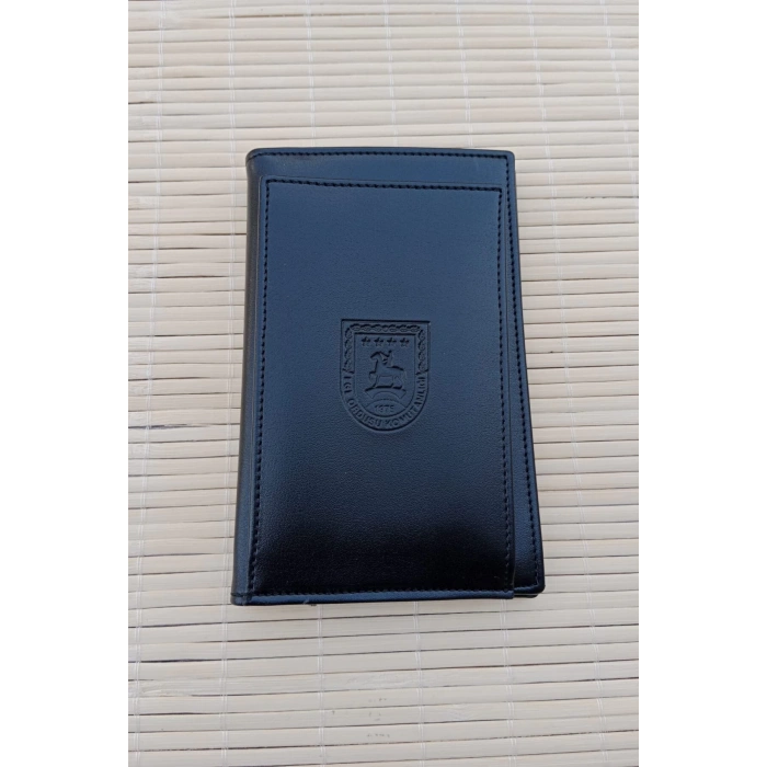 Ege Ordusu Komutanligi Amblemli Soguk Baskili ozel Tasarim Cengiz Pakel Hakiki Deri Bloknot