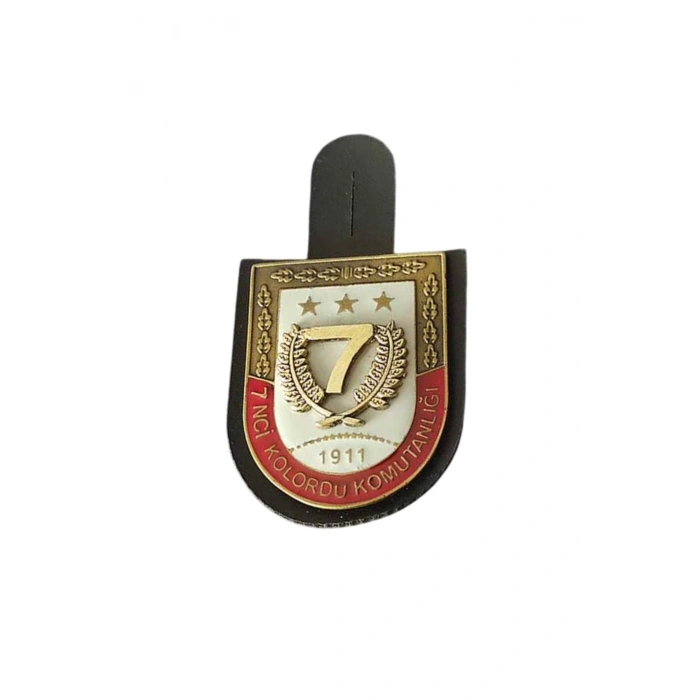 7 nci Kolordu komutanligi 1911 1 nolu harici metal gogus brovesi