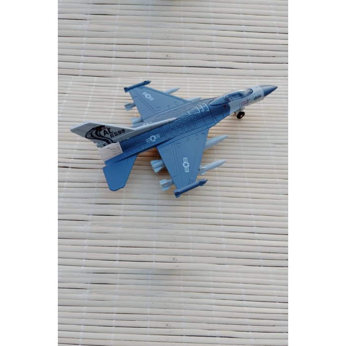 AL AF 88 599 Cek Birak Koyu Acik Gri Askeri Savas Ucagi Modeli Maket Ucak