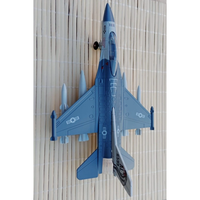 AL AF 88 599 Cek Birak Koyu Acik Gri Askeri Savas Ucagi Modeli Maket Ucak