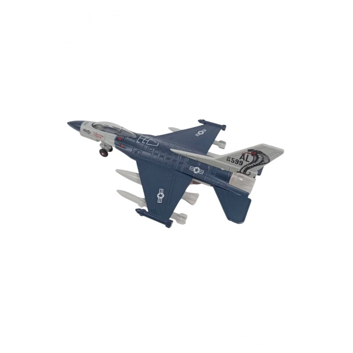 AL AF 88 599 Cek Birak Koyu Acik Gri Askeri Savas Ucagi Modeli Maket Ucak