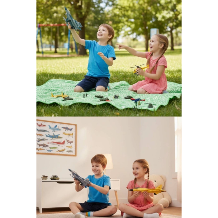 AL AF 88 599 Cek Birak Koyu Acik Gri Askeri Savas Ucagi Modeli Maket Ucak