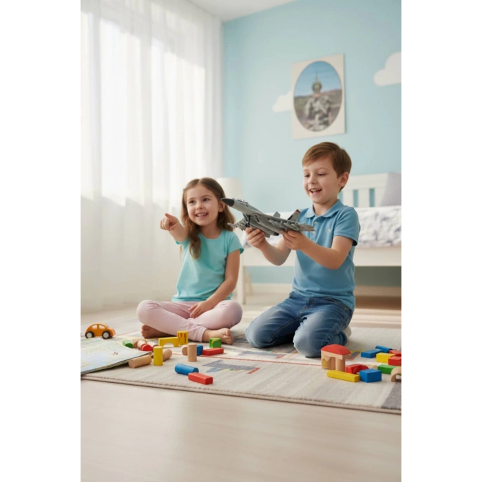 AL AF 88 599 Cek Birak Koyu Gri Askeri Savas Ucagi Modeli Maket Ucak