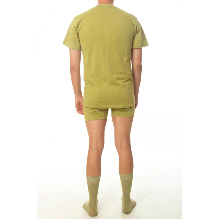 Amasya 15. Piyade Egitim Tugay Komutanligi Bedelli Acemi Askerlik Haki Fanila Likrali Boxer Corap