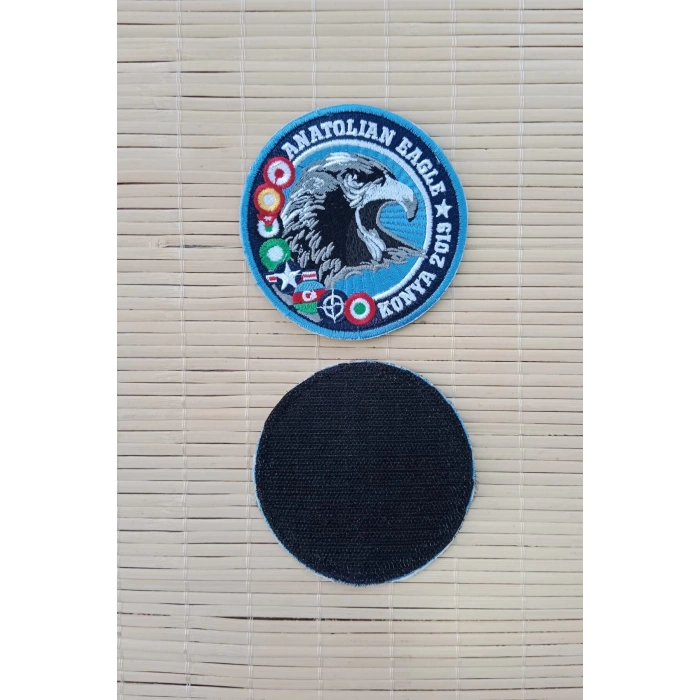 anatolian eagle konya 2009 kartal armali nakis islemeli arma pec patch