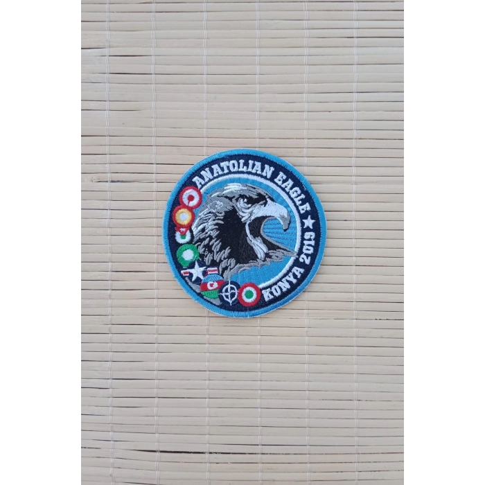 anatolian eagle konya 2009 kartal armali nakis islemeli arma pec patch