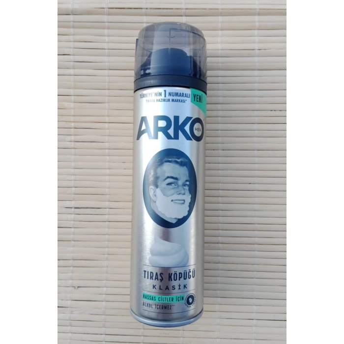 Arko Men 200 ml Alkolsuz Klasik Hassas Ciltler icin Tras Kopugu