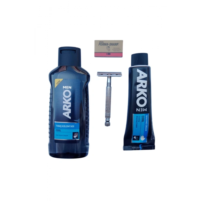 Arko Men Cool Tras Kolonyasi Arko Men Cool Tras Kremi Jel Tima 777 tras makinasi Perma Sharp Jilet Tras Seti