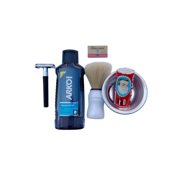 Arko Men Cool Tras Kolonyasi Orak Plastik Sapli Tras Makinasi Perma Sharp Jilet Arko Berber Tras Sabunu Sakal Fircasi Metal Tras Tasi Tras Seti