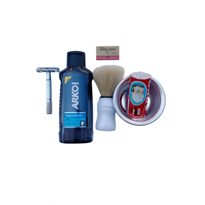 Arko Men Cool Tras Kolonyasi Tima 779 tras makinasi Perma Sharp Jilet Arko Berber Tras Sabunu Tras Fircasi Metal Tras Tasi Tras Seti