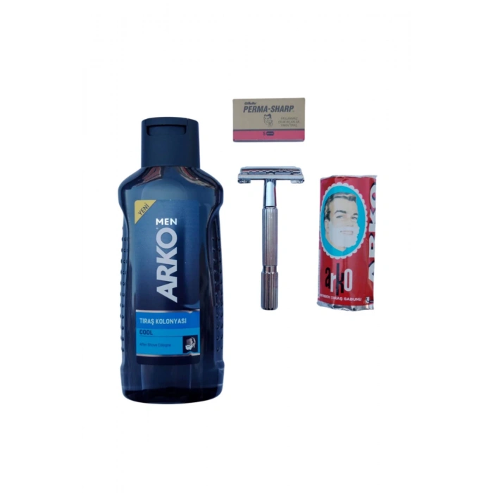 Arko Men Cool Tras Kolonyasi Tima 779 tras makinasi Perma Sharp Jilet Arko Berber Tras Sabunu Tras Seti