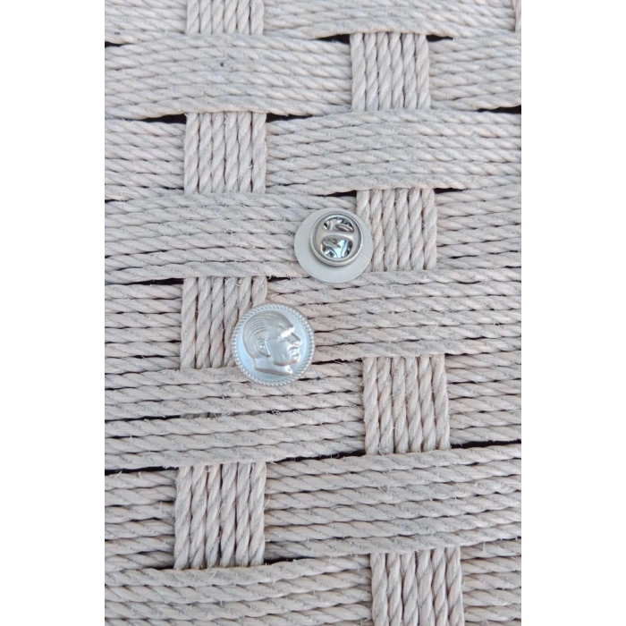 Ataturk kabartma siluet Gumus Dokum yuvarlak ceket yaka ignesi yaka rozeti