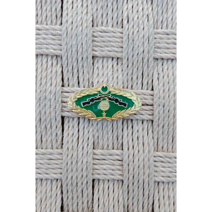 Aticilik ve Uzman Nisancilik Keskin Uzman Nişanci 1 yildiz Brovesi 1 Nolu Harici Uniforma Rozeti Metal Brove