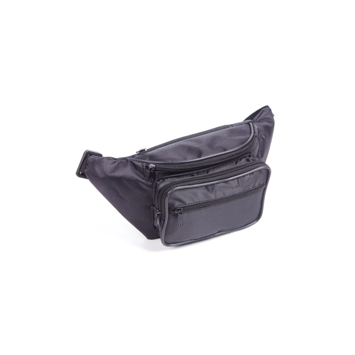 siyah renkli bele baglamali deri canta