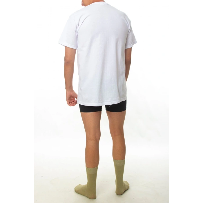 beyaz renkli hatay iskenderun deniz er egitim alayi acemi bedelli asker icin kisa kollu pamuklu asker fanilasi siyah likrali boxer haki mevsimlik bot corap