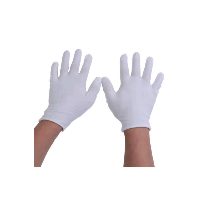 Beyaz Renkli Toren Merasim Bandocu Eldiveni