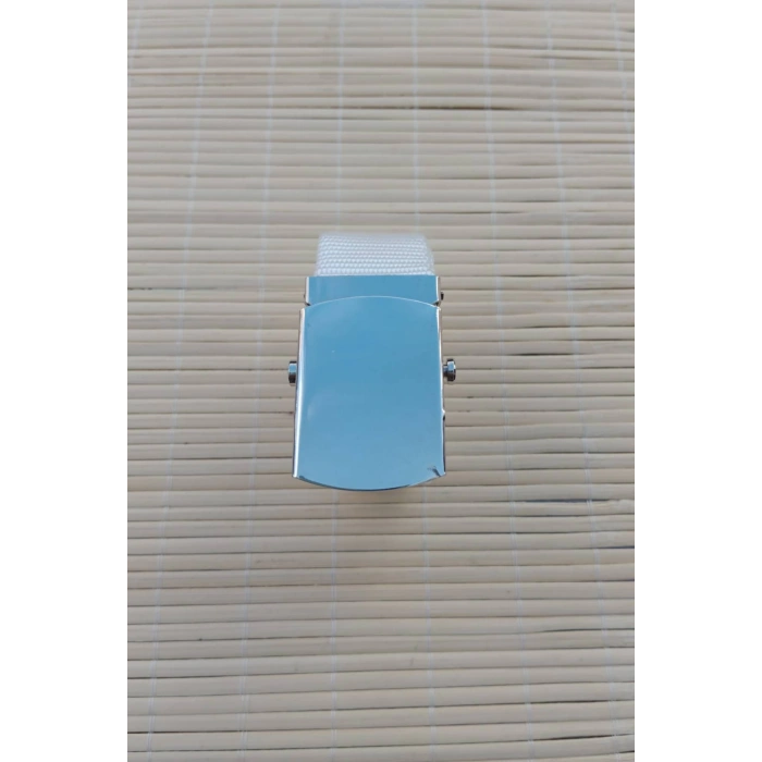 Beyaz Tokali Beyaz Renkli Deniz Kuvvetleri isbasi Harici Dokuma Kaptan Kemer