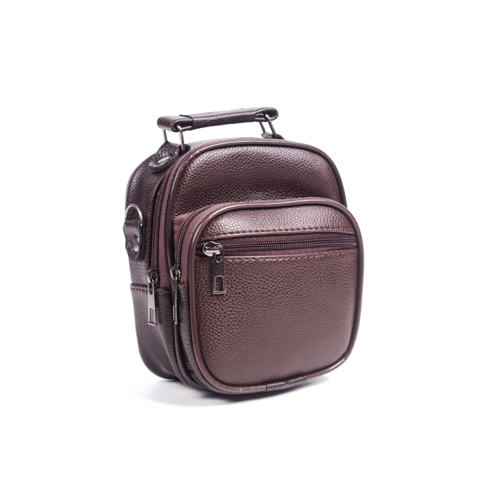 bordo renkli fermuarli 3 lu el cantasi