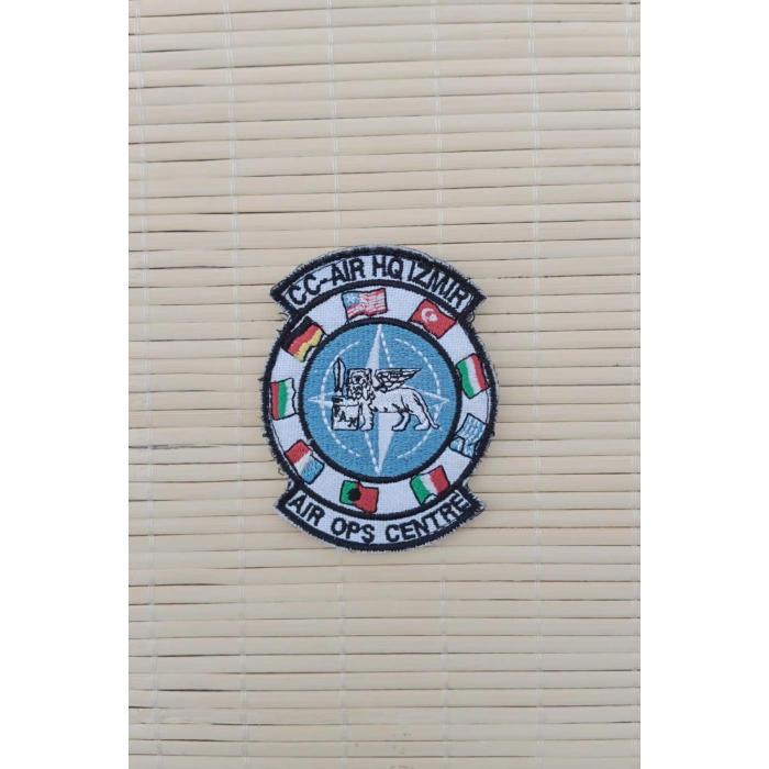 CC Air HG izmir air OPS Centre Yazili Nakis islemeli Arma Pec Patch
