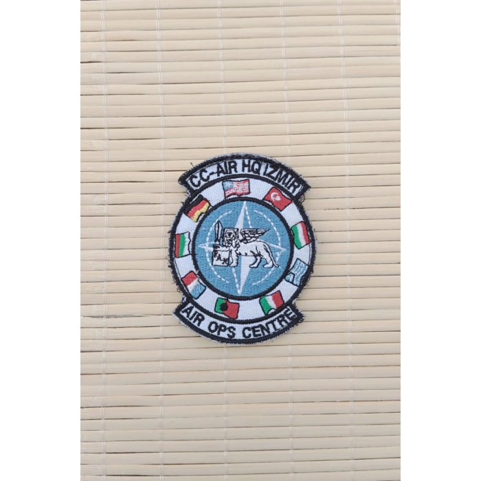 CC Air HG izmir air OPS Centre Yazili Nakis islemeli Arma Pec Patch