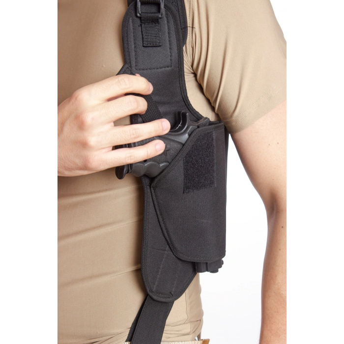 sag el ciftli siyah renkli ozel uretim ayarlamali emniyetli lastikli universal impertex koltukalti silah kilifi