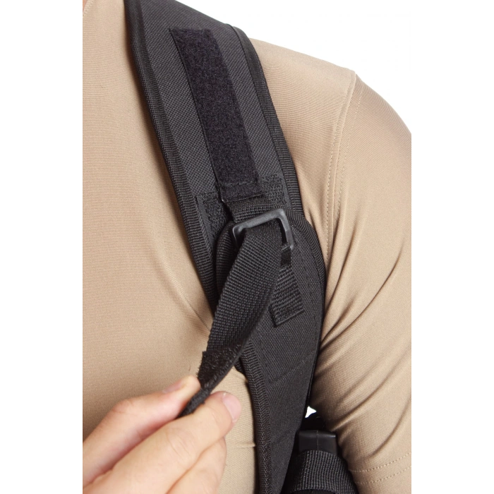 sag el ciftli siyah renkli ozel uretim ayarlamali emniyetli lastikli universal impertex koltukalti silah kilifi