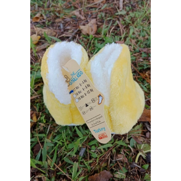 civciv sarisi renkli tweety sylvester nakisli ici pamuklu organik hafif taban ortopedik cocuk bebek ilkadim patik panduf