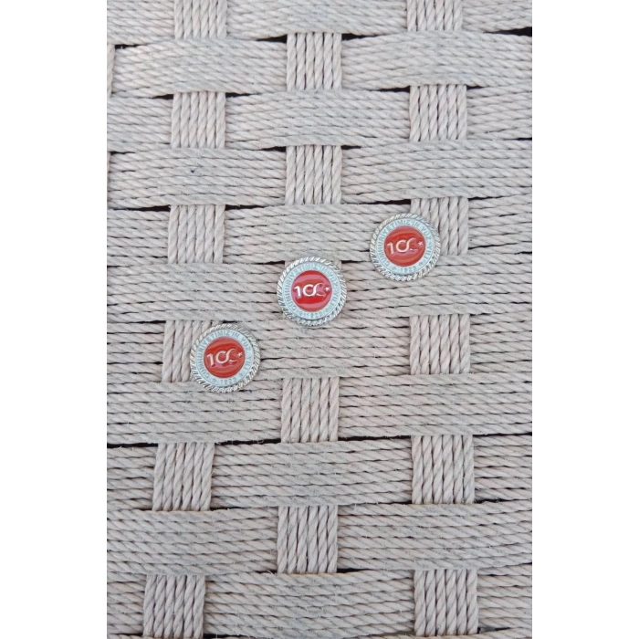 Cumhuriyetimizin yuzuncu yili 1923 100. yil yuvarlak ceket yaka ignesi yaka rozet