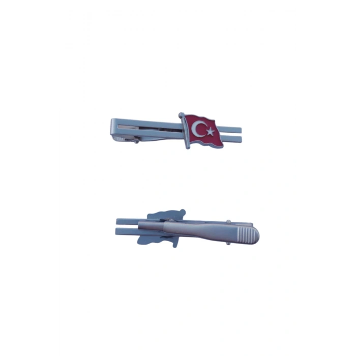 Dalgalanan Bayrak paslanmaz celik mineli renk atmaz masali kravat ignesi