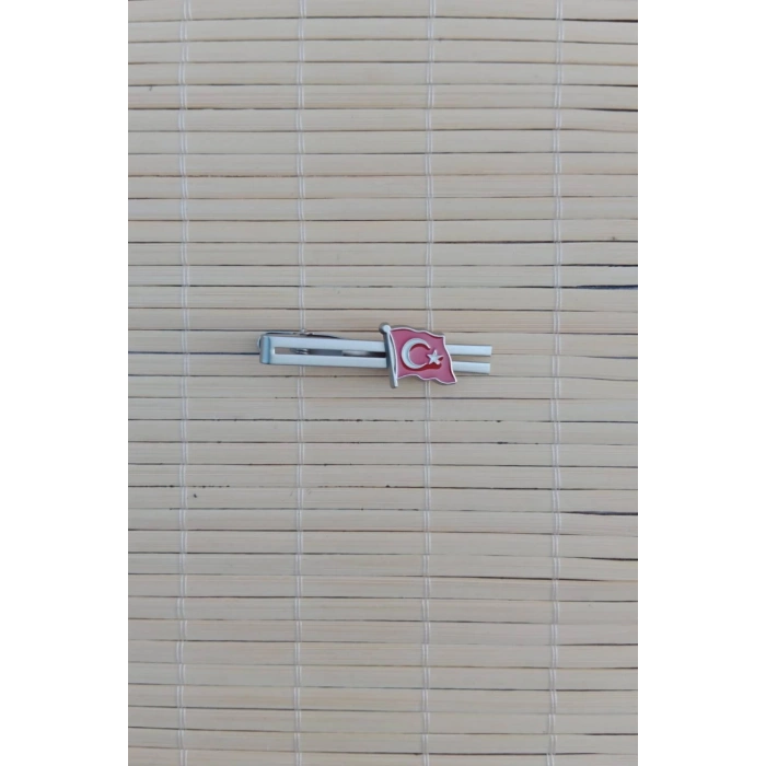 Dalgalanan Bayrak paslanmaz celik mineli renk atmaz masali kravat ignesi