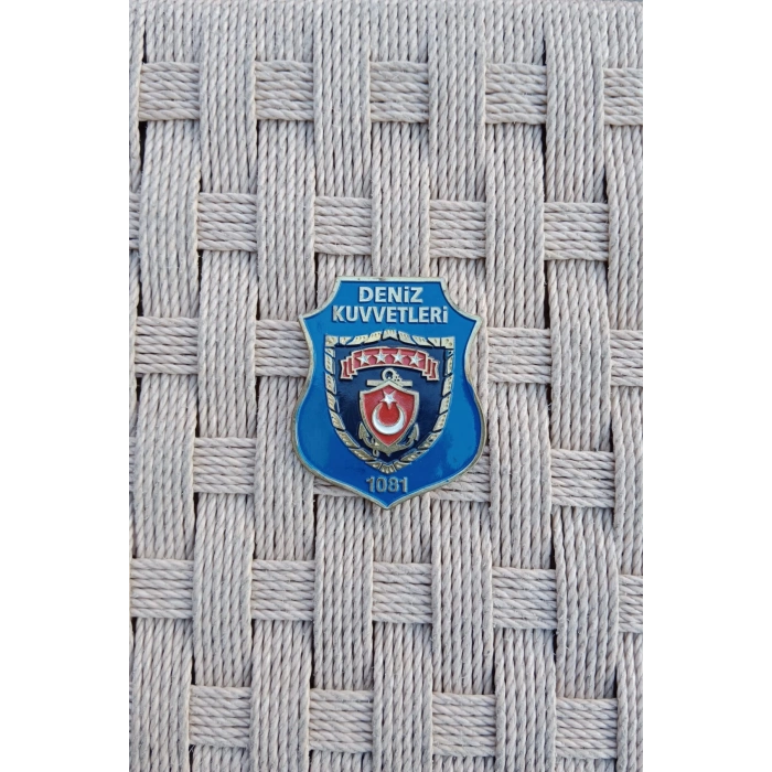 deniz kuvvetleri 1081 amblemli ozel tasarim cuzdan rozeti