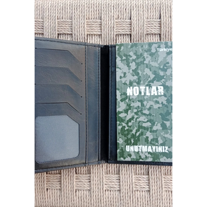 deniz kuvvetleri 1081 amblemli soguk baskili ozel tasarim bloknot