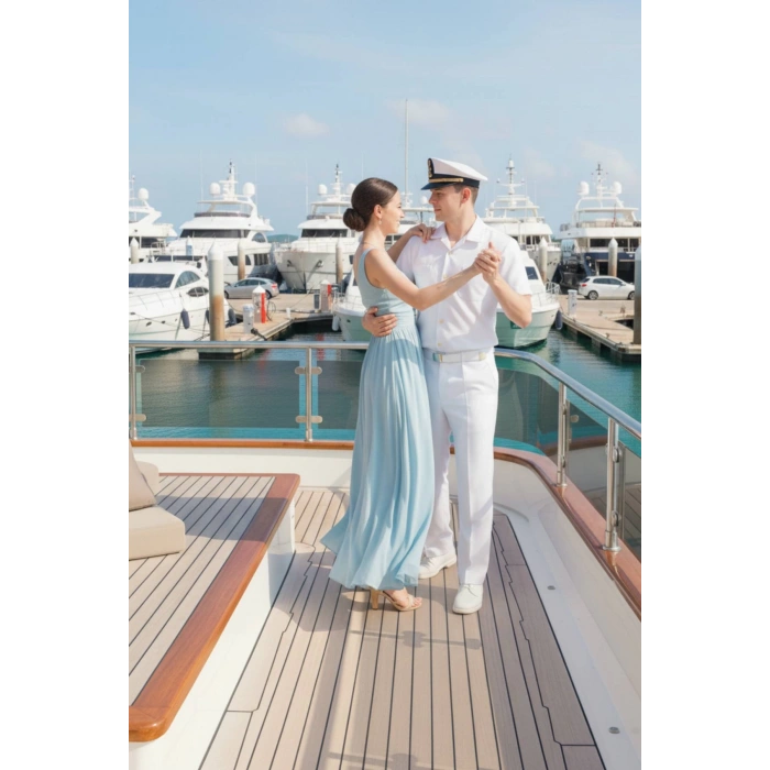 Deniz Kuvvetleri Deniz Lisesi Beyaz Renkli Kisa Kollu Gomlek Kaptan Pantolon Takim Mesdres Harici Sapka Kemer Ayakkabi