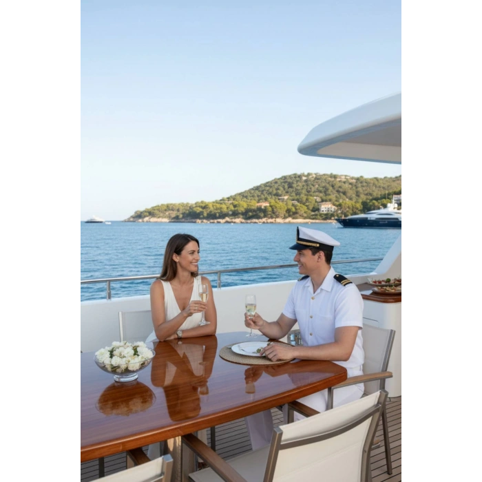 Deniz Kuvvetleri Deniz Lisesi ve Fakultesi Beyaz Renkli Yazlik Kaliteli Pamuklu Kumas Kaptan Gomlek